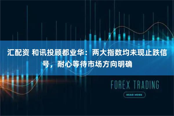 汇配资 和讯投顾都业华：两大指数均未现止跌信号，耐心等待市场方向明确
